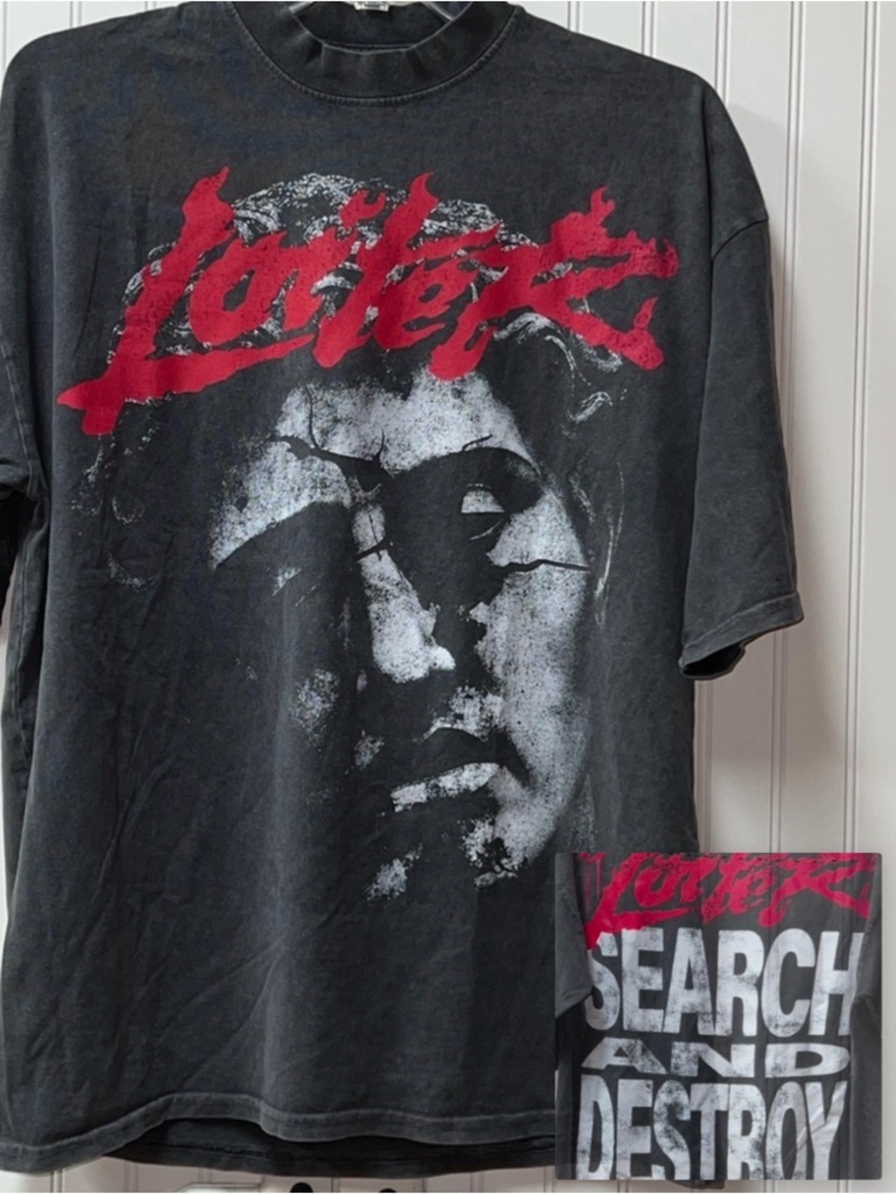 Loiter Greek God Search And Destroy Heavyweight Oversized M Fit L NWOT